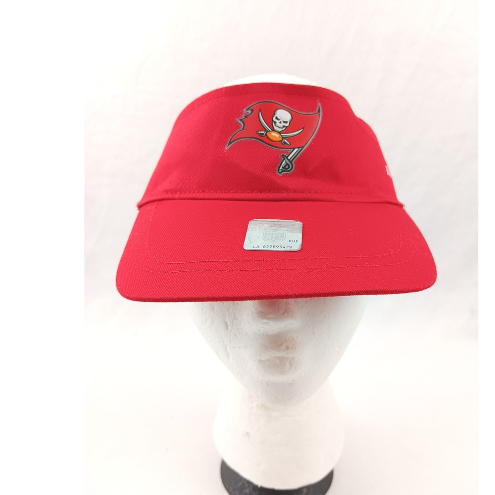 Tampa Bay Buccaneers NFL Red Visor Cap Red